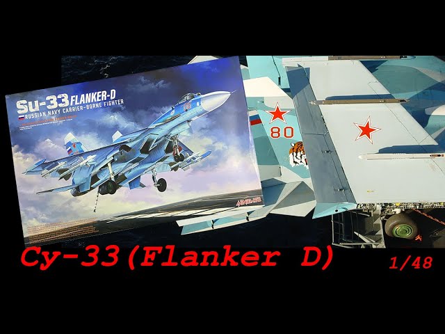 Су-33- российский палубный истребитель. Обзор сборной модели фирмы "Minibase" в 1/48 масштабе.