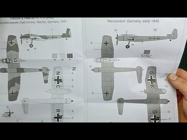 Обзор Blohm und Voss BV.141 от Airfix