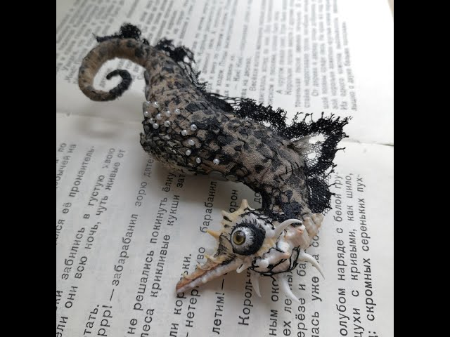 Авторская игрушка "Двуликий морской конёк"/ Art doll "Two-faced Sea horse"