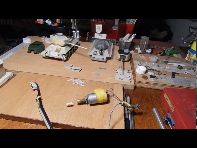 Гусеницы для моделей танков Т 34, Т 70, Т 34 85 и как их сверлю