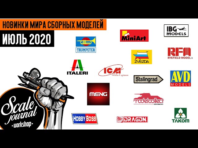 Новинки мира сборных моделей - Июль 2020