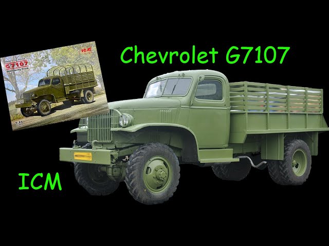Ленд-лиз в СССР. Chevrolet G7107- обзор модели фирмы "ICM" в 1/35 масштабе. Промо-код на скидку 20%.