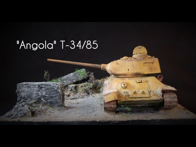 Диорама "Angola" Т-34/85  1/35 "Звезда" + "MSD"
