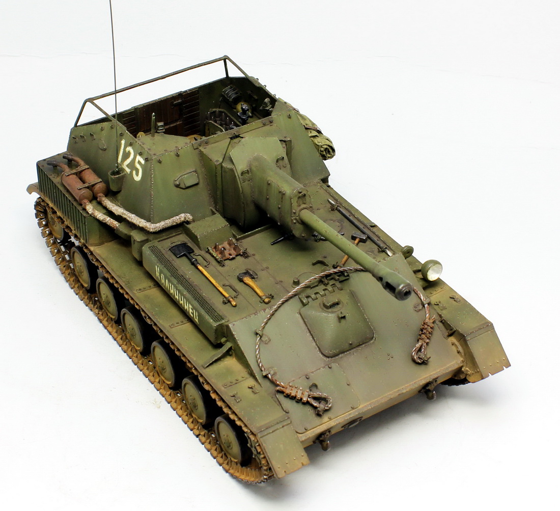 СУ-76М — Каропка.ру — стендовые модели, военная миниатюра