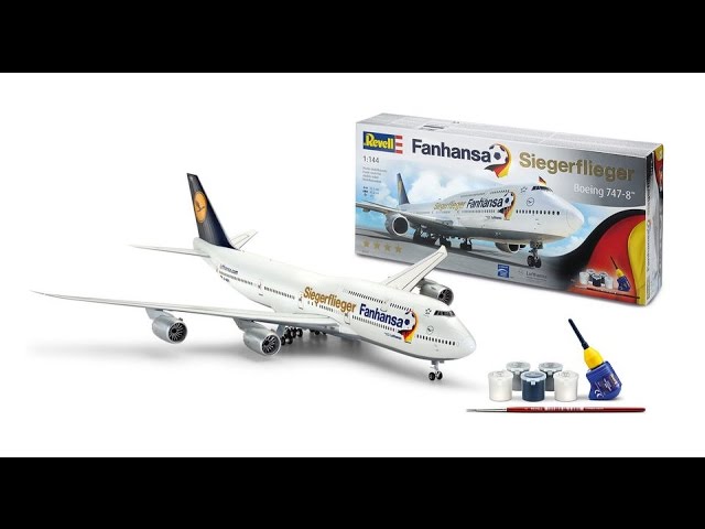 Boeing 747-8 Fanhansa, Revell, Сборка модели самолета, часть 15
