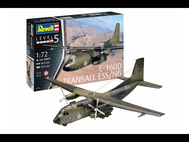 Шестая (заключительная) часть сборки самолета "C-160D" фирмы "Revell" в 1/72 масштабе.