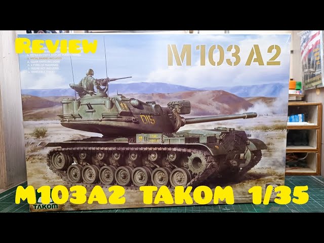 ОБЗОР! M103A2, Takom 1/35. REVIEW!