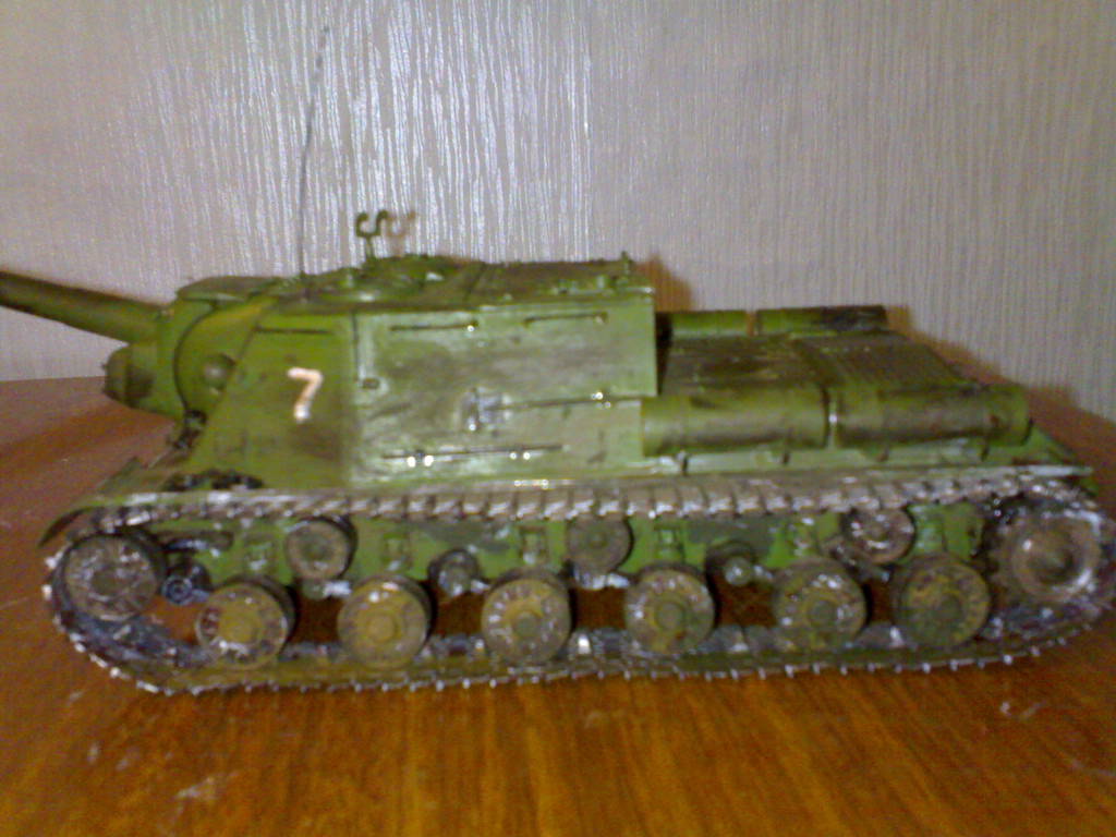 ИСУ-152.Моя 1я модель!