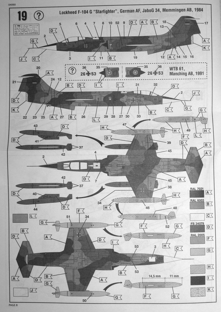 1/144 F-104G Starfighter