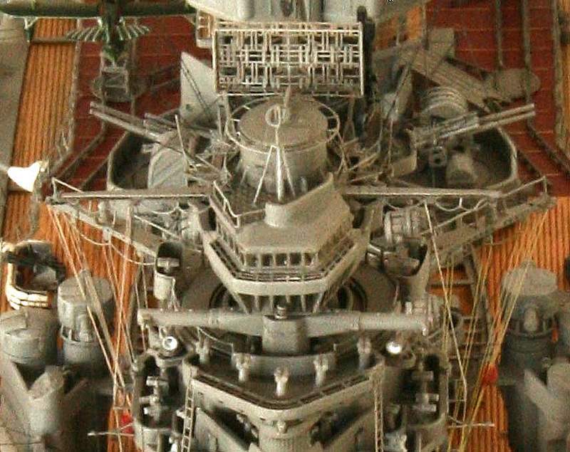 Линейный корабль Нагато. Япония. Конец 1944г. Масштаб: 1/350