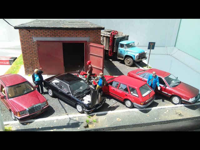 Diorama Garage 1/43