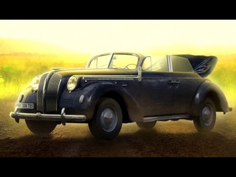 Обзор сборной модели 1/35 Opel Admiral кабриолет с фигурками от ICM