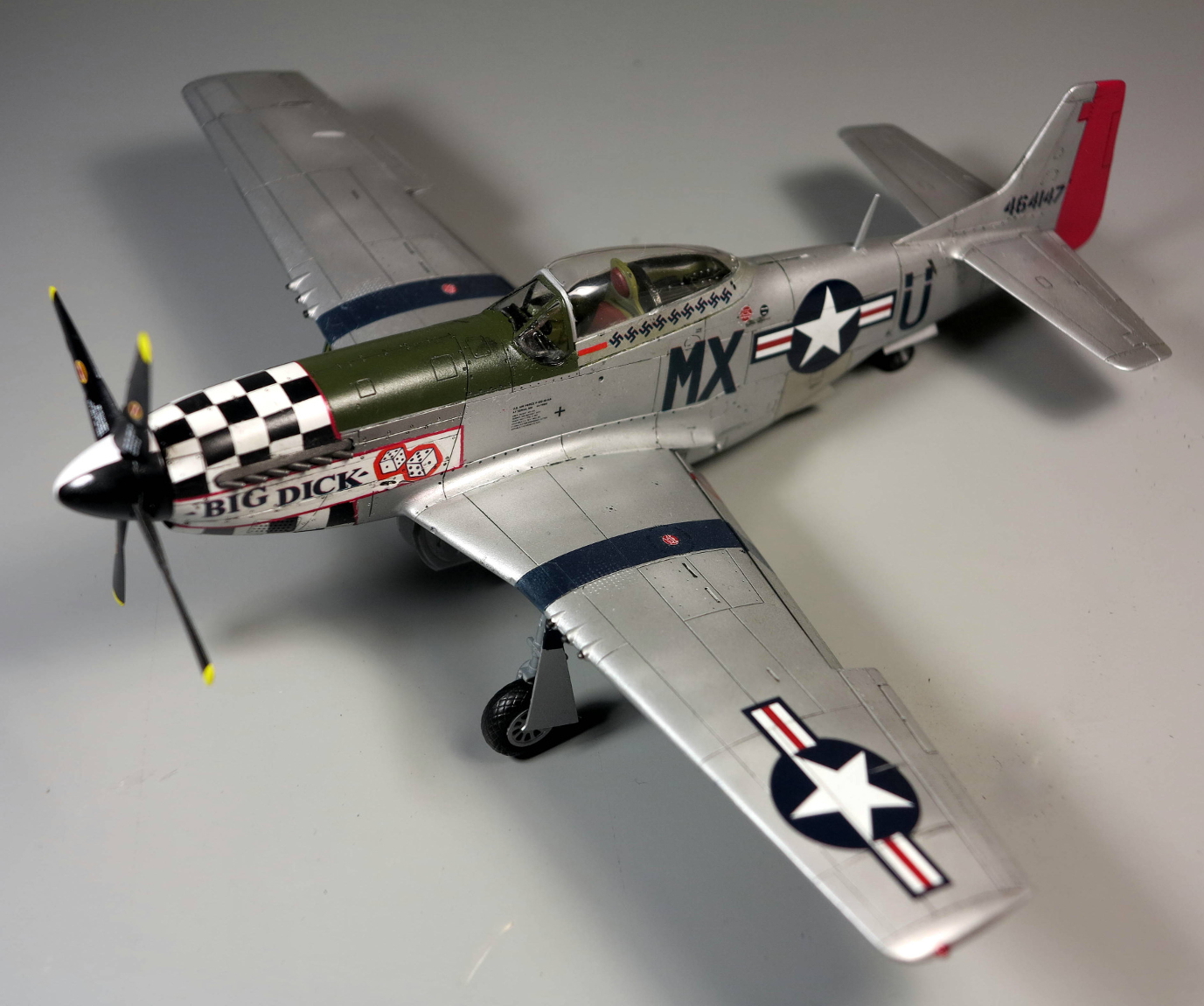 P 51d Mustang Big Dick — Каропкару — стендовые модели военная миниатюра