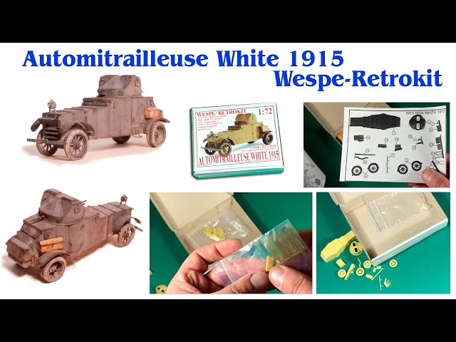 Automitrailleuse White 1915 Wespe-Retrokit 1/72