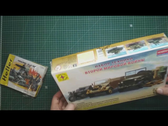 Обзор Наземная техника от Моделист и аэродромный персонал от Heller