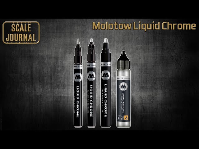 Применение маркеров Molotow Liquid Chrome в моделизме