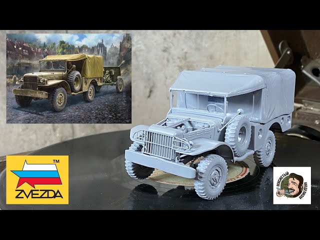 ЛУЧШАЯ МОДЕЛЬ DODGE WC-51 ЗВЕЗДА. СБОРКА И ОБЗОР МОДЕЛИ ДОДЖ 3/4.