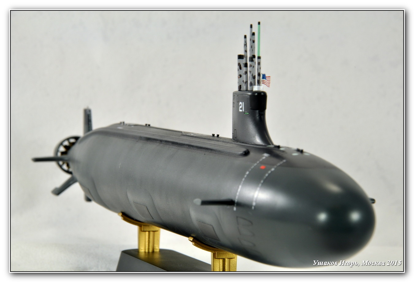 USS «Seawolf» (SSN-21), 1/350 — Каропка.ру — стендовые модели, военная