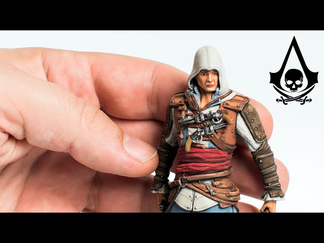 Assassin's Creed IV: Black Flag. Эдвард Кенуэй, 3д печать, покраска миниатюры