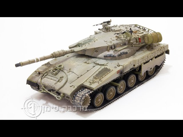Create a paper model Merkava Mk.1. Scale 1/25