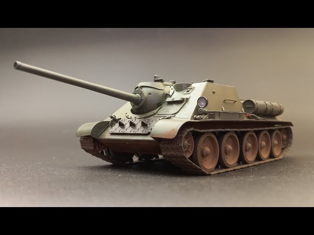 СУ-85 "Сибирский старатель". Звезда масштаб 1:35 / SU-85 "Siberian prospector". Zvezda scale 1:35