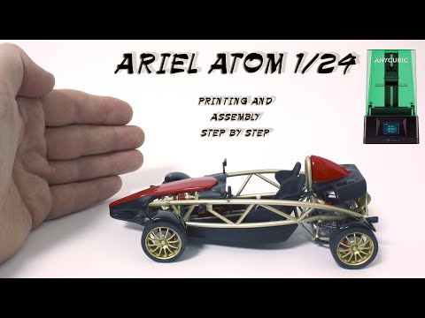 Ariel Atom 1/24 Printing and assembly step by step