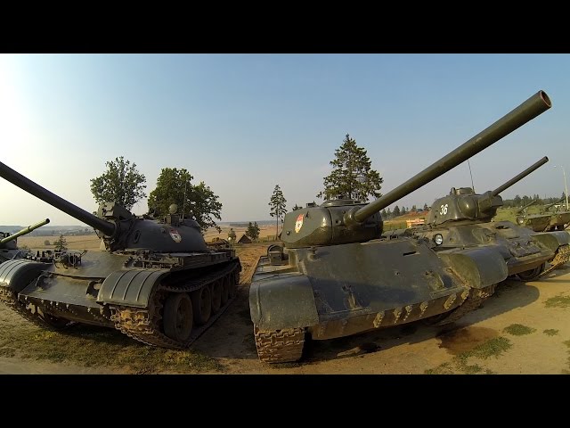 Walkaround: Т-55, T-44, Т-34 (Минск – Линия Сталина)