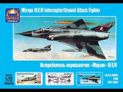 Распаковка и обзор Mirage III ARK MODELS 1/72
