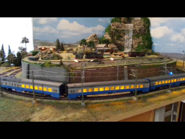 Вечерний поезд. Возвращение с праздника "Ligo".