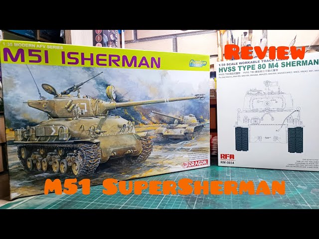 ОБЗОР! M51 SuperSherman, Dragon 1/35. REVIEW