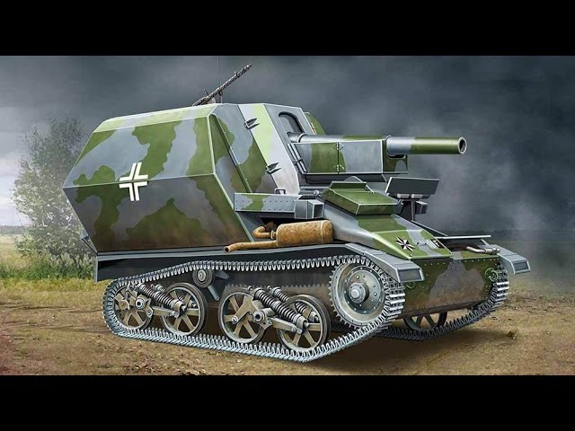 ACE 72293 10,5cm leFH-16 Sfl. Auf Geschuetzpanzer Mark.VI scale model