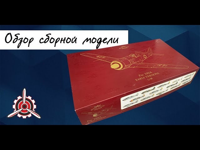 Fw-190A- немецкий истребитель. Обзор модели от фирмы "Eduard" в 1/48 масштабе.