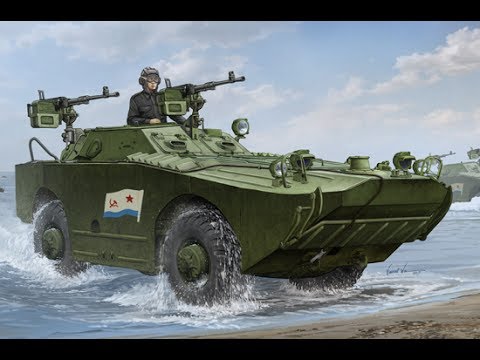 БРДМ-1 (BRDM-1) TRUMPETER 1:35. Часть 5. Масляные точки.