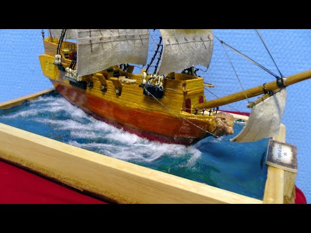 Корабль из спичек часть десятая, море | судомоделирование