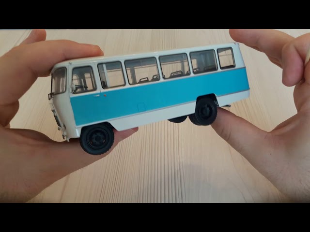 Кубань Г1А1-02 наши автобусы журнальная серия №3 MODIMIO collections. Обзор модели 1:43 масштабе.