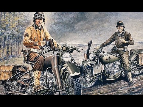 Обзор сборной модели - 1/35 Американские мотоциклы с фигурками (U.S. Motorcycles) от Italeri