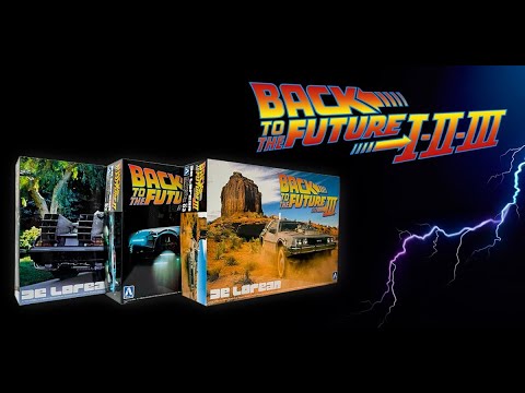 "Назад в будущее" обзор сборных моделей (сразу все)