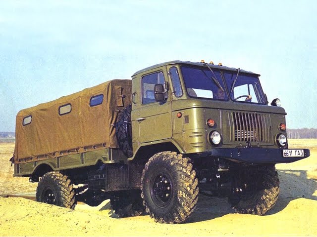 Сборная модель грузовика ГАЗ-66 AVD в масштабе 1:43