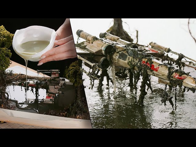 Fantastic Ultra-Realistic STAR WARS Diorama Landscape / Luke's X-wing (Part 2)