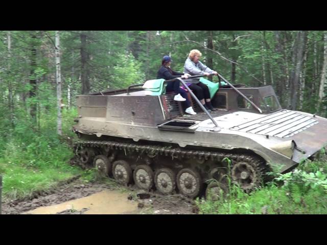 по тайге на бмп