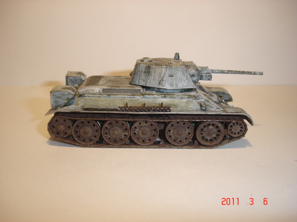 Т-34/76 пр-ва УВЗ 1942 год (период резинового кризиса)