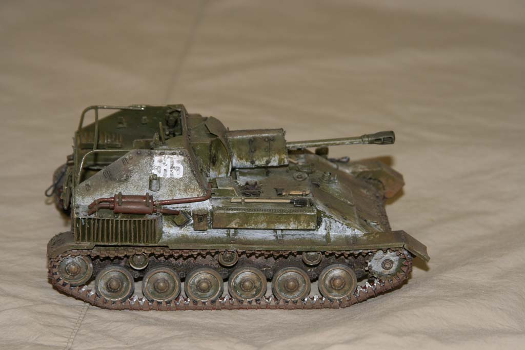 CУ-76 самоделка. Автор Ванин Сергей,к сожалению доступа в инет не имеет!