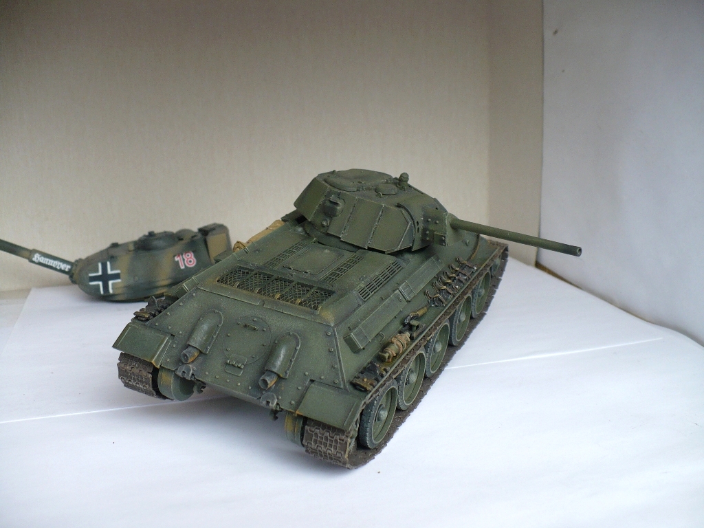 Т-34 с доп защитой