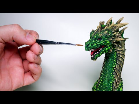 ИЗУМРУДНЫЙ ДРАКОН, который живет на полке.