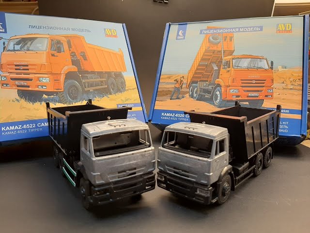 Обзор сборных моделей AVD: 1446AVD KAMAZ-6520 и 1448AVD KAMAZ-6522