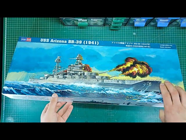Обзор USS Arizona BB-39 от Hobbyboss