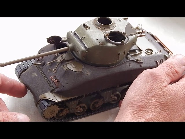 Детализация модели танка М4А1  (Часть 1)