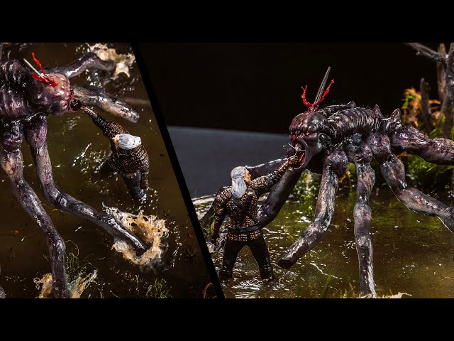 Fantastic Ultra-Realistic Swamp Diorama with Witcher // The Witcher Season 2 Netflix
