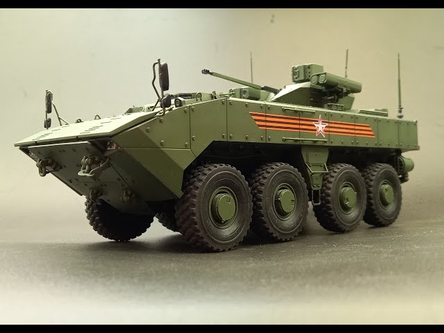 БМП-К Объект К-17 "Бумеранг" модель в масштабе 1:35 от Звезды / BMP-K Object K-17 "Boomerang" 1:35