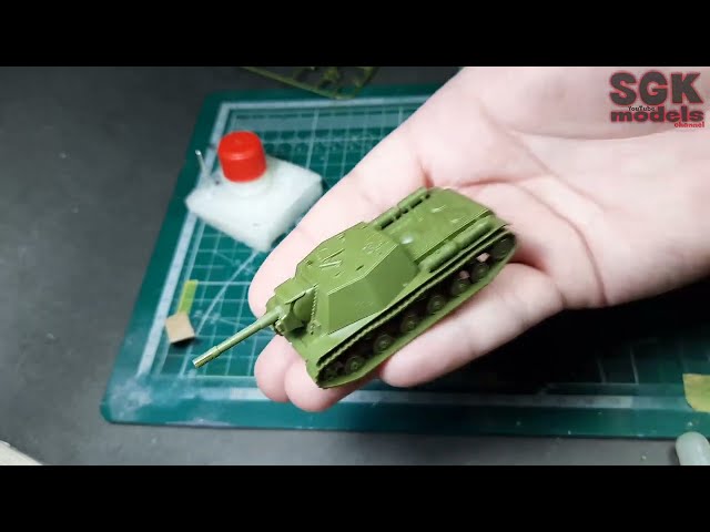 Покраска (для чайников) Су-152 в 1/100 масштабе - PoModelim